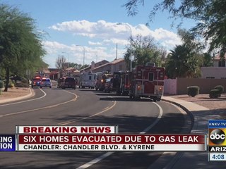 Chandler Fire investigating gas leak