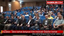 Karabük - 'Altın Safran Belgesel Film Festivali' Ödülleri Verildi