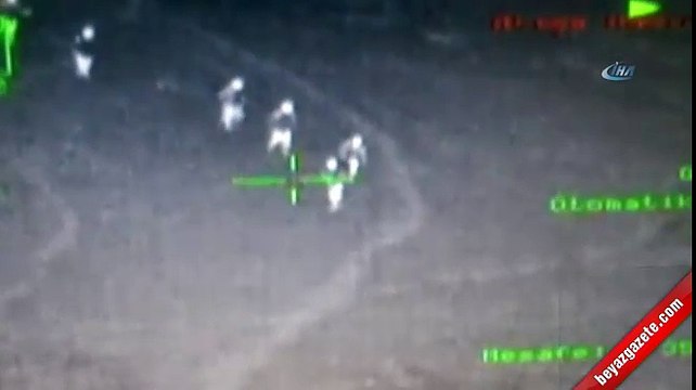 Ordu Mesudiye'de teröristlerin vurulma anı kamerada