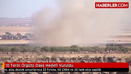 10 Terör Örgütü Daeş Hedefi Vuruldu