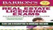 [PDF] Barron s Real Estate Licensing Exams, 10th Edition (Barron s Real Estate Licensing Exams: