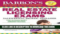 [PDF] Barron s Real Estate Licensing Exams, 10th Edition (Barron s Real Estate Licensing Exams: