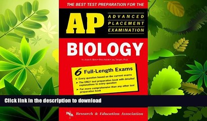 READ BOOK  Advanced Placement Examination, Biology (AP Program) FULL ONLINE
