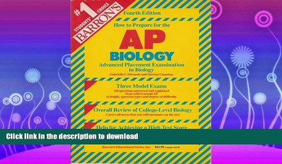 READ BOOK  How to prepare for the AP biology advanced placement examination (Fourth Edition)