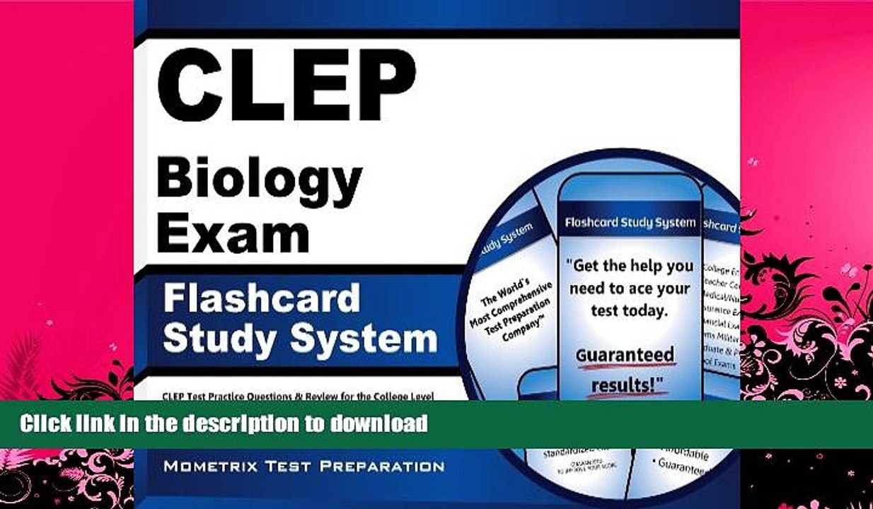 READ  CLEP Biology Exam Flashcard Study System: CLEP Test Practice Questions   Review for the