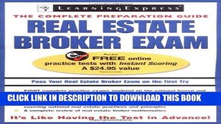 [PDF] Real Estate Broker Exam (Real Estate Broker Exam: The Complete Preparation Guide) Popular
