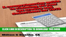 [PDF] A Comprehensive Guide to Claiming All Your Tax Credits and Deductions for 2013 Popular Online