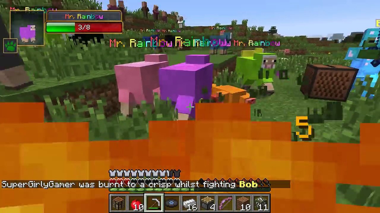 Minecraft_ ATTACK HELICOPTER CHALLENGE GAMES - Lucky Block Mod - Modded Mini-Game