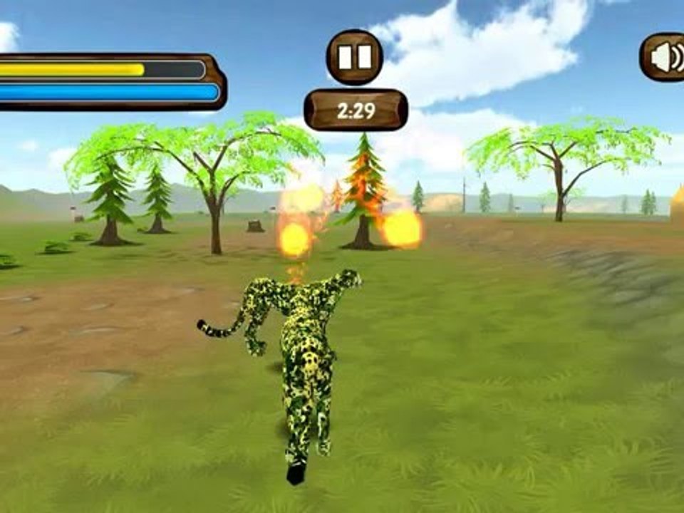 Cheetah Simulator 3D Attack Gameplay iOS HD