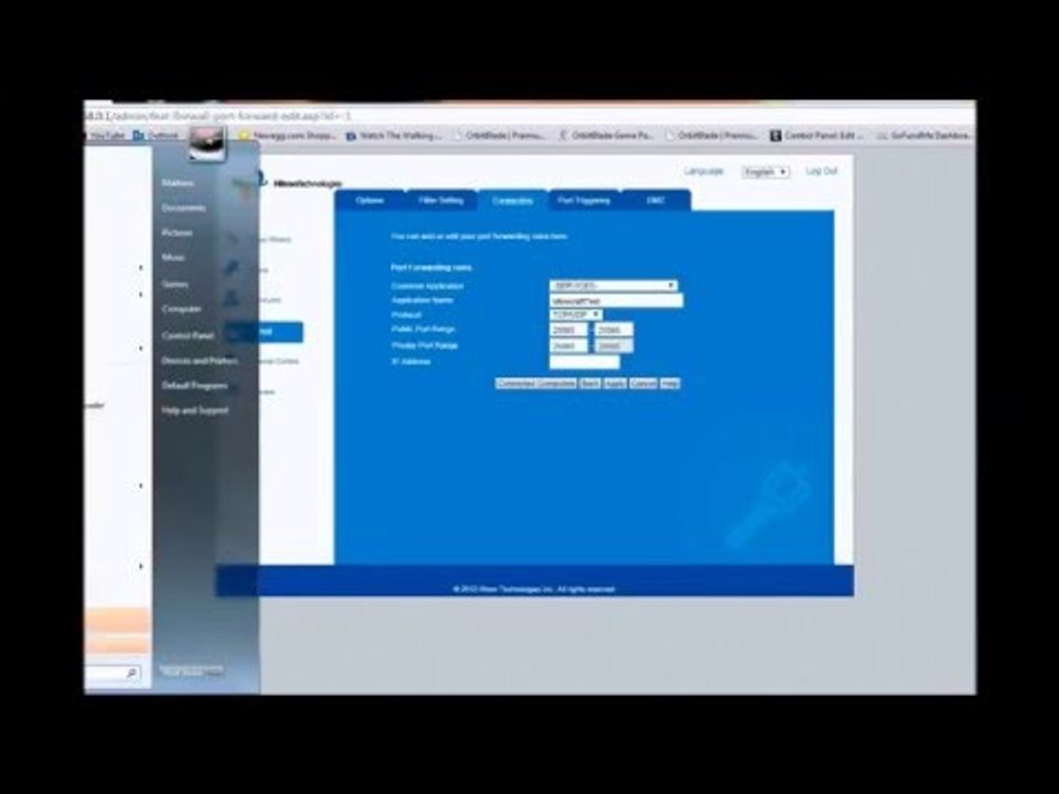 Port Forwarding / How to Port Forward a [Hitron Technologies Router Model CGN]
