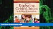 Must Have PDF  Exploring Critical Issues in Gifted Education: A Case Studies Approach  Best Seller