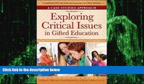 Must Have PDF  Exploring Critical Issues in Gifted Education: A Case Studies Approach  Best Seller