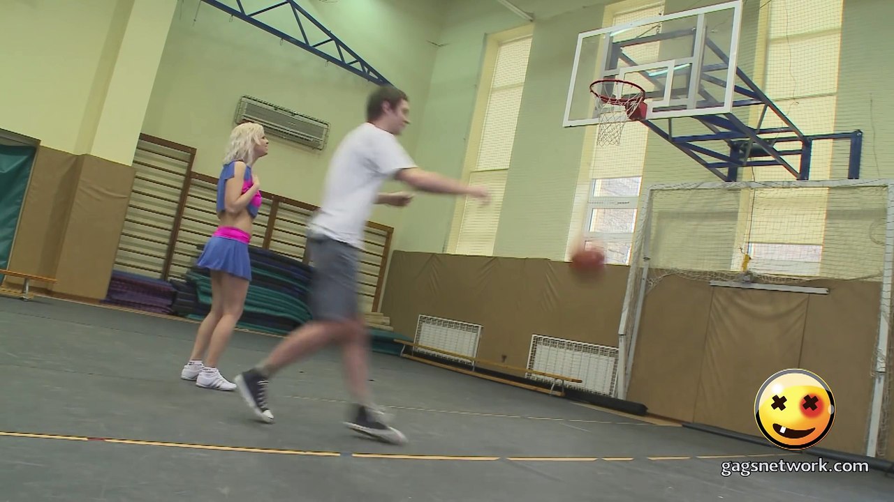 Naked And Funny - Busty Basketball Babe (HD)