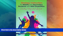 Big Deals  Strategy Instruction for Middle and Secondary Students with Mild Disabilities: Creating