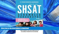 READ BOOK  How to Solve SHSAT Scrambled Paragraphs (Volume 2): Study Guide for the New York City