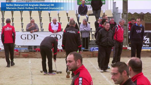Huitièmes de finale, Sport Boules, troisième étape du Trophée Super 16, Villeneuve de Berg 2016