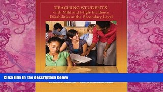 Big Deals  Teaching Students with Mild and High-Incidence Disabilities at the Secondary Level (3rd
