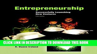 [PDF] Entrepreneurship: Successfully Launching New Ventures (5th Edition) Popular Online