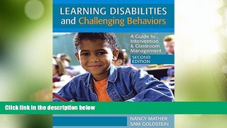 Big Deals  Learning Disabilities and Challenging Behaviors: A Guide to Intervention   Classroom