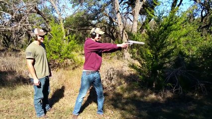 How Far Will This Gun Travel From Its Recoil? Let's Find Out.