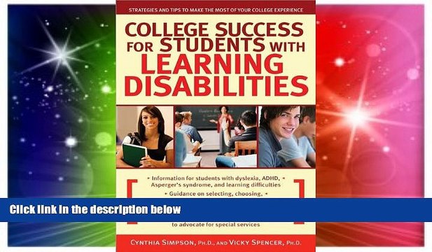 Big Deals College Success for Students With Learning Disabilities: Strategies and Tips to Make