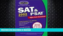 FAVORITE BOOK  Kaplan SAT   PSAT 2002, Spring Edition FULL ONLINE