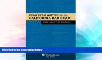 Big Deals  Essay Exam Writing for the California Bar Exam  Free Full Read Best Seller