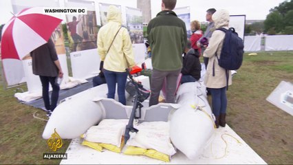 Desperate journeys: US exhibit highlights refugee life