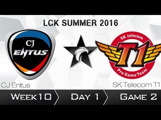 《LOL》2016 LCK 夏季賽 國語 W10D1 CJ vs SKT T1 Game 2