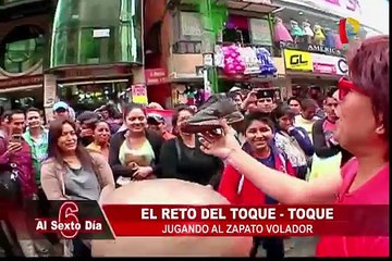 El reto del toque-toque: jugando al ‘zapato volador’