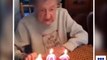 اپنی سالگرہ مناتے ہوئے بزرگ خاتون کے ساتھ کیا ہوا دیکھیے اس ویڈیو میں