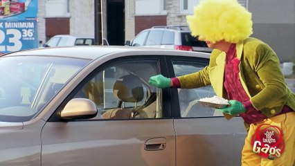 Clown Pie in the Face Prank