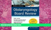 Big Deals  Otolaryngology Board Review: Pearls of Wisdom, Third Edition  Best Seller Books Best