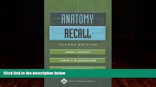 Big Deals  Anatomy Recall Second Edition (Recall)  Free Full Read Best Seller