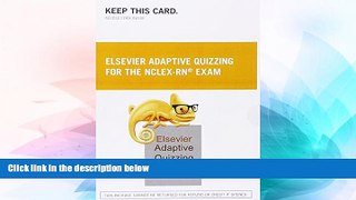 Big Deals  Elsevier Adaptive Quizzing for the NCLEX-RN Exam (36-Month) (Retail Access Card), 1e