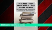 FAVORIT BOOK The 1333 Most Frequently Used Legal Terms: English-Spanish-English Legal Dictionary