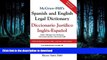 PDF ONLINE McGraw-Hill s Spanish and English Legal Dictionary : Diccionario Juridico