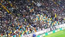 Udinese - Lazio 0-3 la curva nord abbandona lo stadio