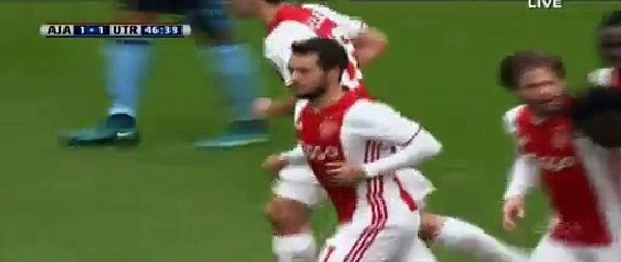 1-1 Ramon Leeuwin Own Goal Ajax 1-1 FC Utrecht  02.10.2016 HD