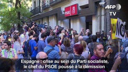 Espagne: le chef du Parti socialiste Pedro Sanchez démissionne