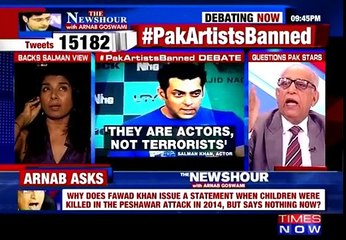 Indian Actress told Arnab Goswami to shut up and left his show