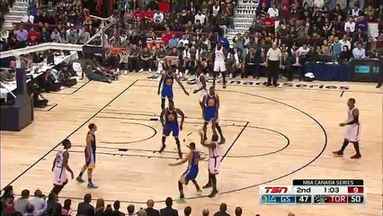 Andre Iguodala's Alley Oop Slam for the NBA Preseason Debut
