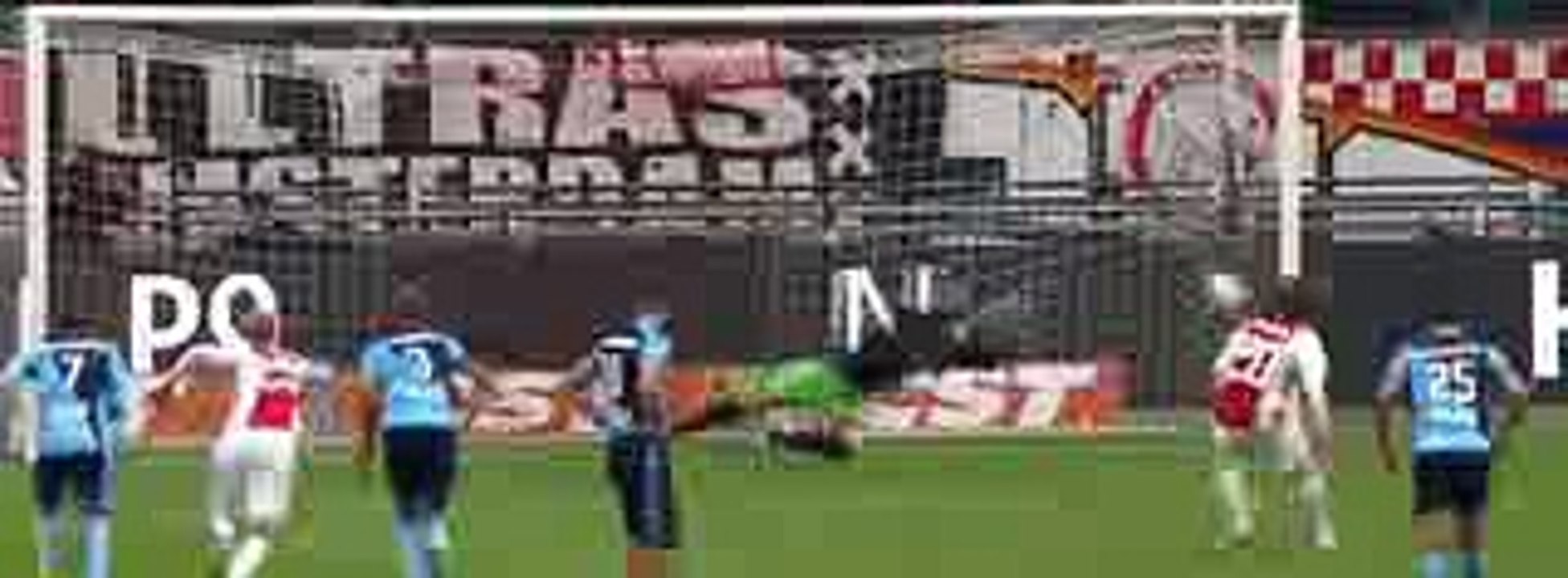 Ajax vs Utrecht 2-1 Lasse Schöne Goal  02-10-2016