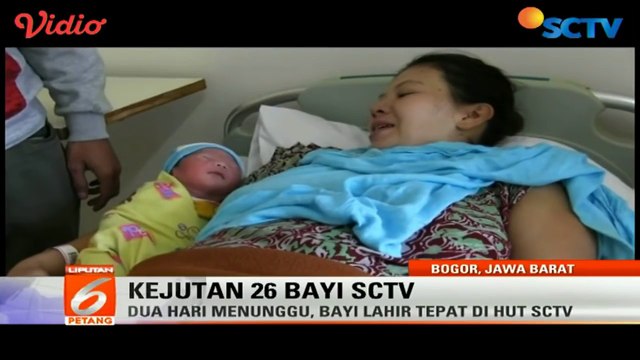 Liputan 26 Kejutan Bayi SCTV - Dua Hari Menunggu, Bayi Lahir Tepat di HUT SCTV