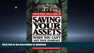 READ THE NEW BOOK Saving Your Assets When You Can t Save Your Marriage (Financial Divorce series)