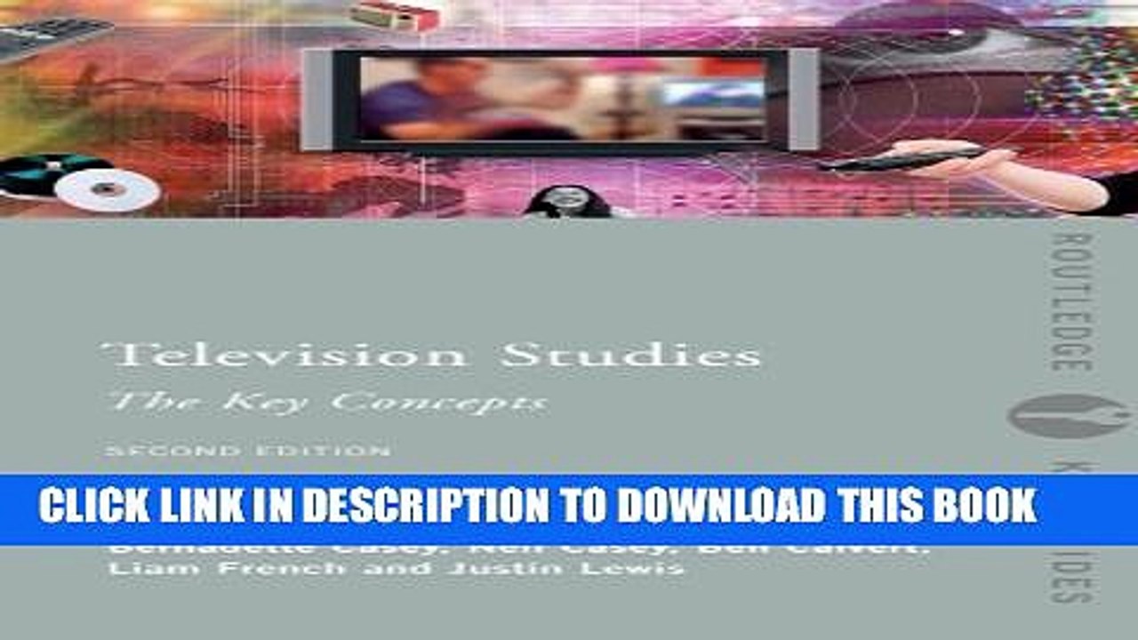 [PDF] Television Studies: The Key Concepts (Routledge Key Guides) Popular Colection