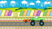 Polis Arabası ve Yarış Arabaları - Eğitici Çizgi Film - Akıllı arabalar