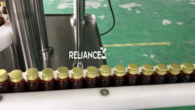 R-VF/H high speed 20ml syrup glass bottle filling and capping machine - Reliance Machinery Co.,ltd