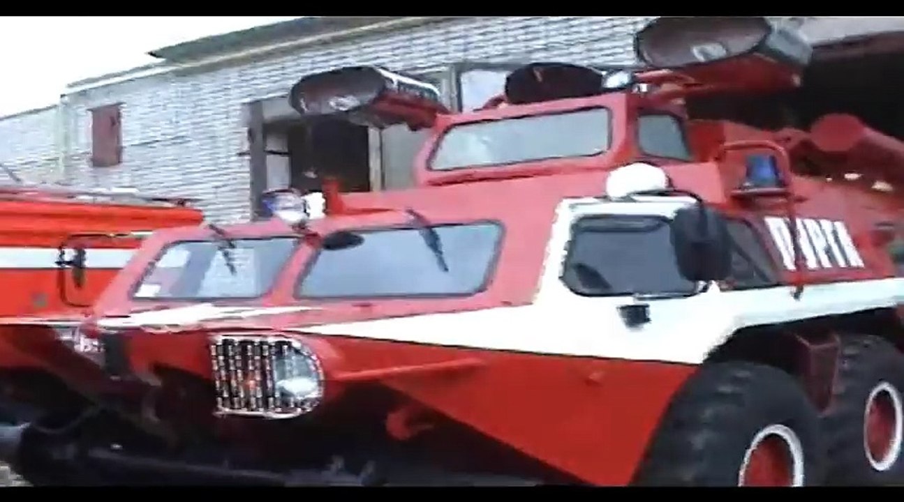Russian fire engine vehicle ГАЗ-59402 Пурга