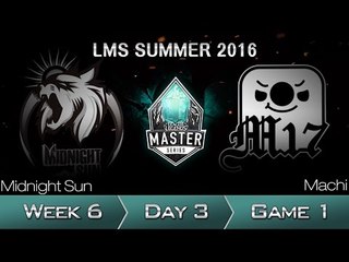 《LOL》2016 LMS 夏季賽 粵語 W6D3 MSE vs M17 Game 1
